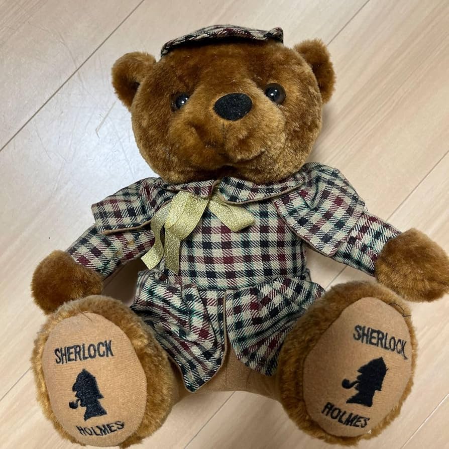 Amazon.co.jp: シャーロックホームズ博物館 くまのぬいぐるみ